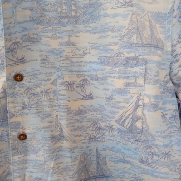 Saddlebred short sleeve Mens Medium button down - Picture 2 of 6